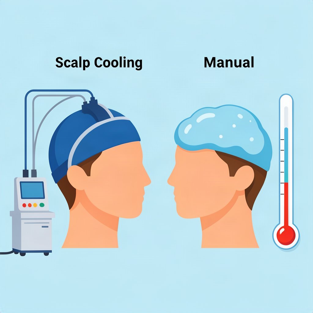 Scalp Cooling for Chemo Hair Loss: Automated vs. Manual